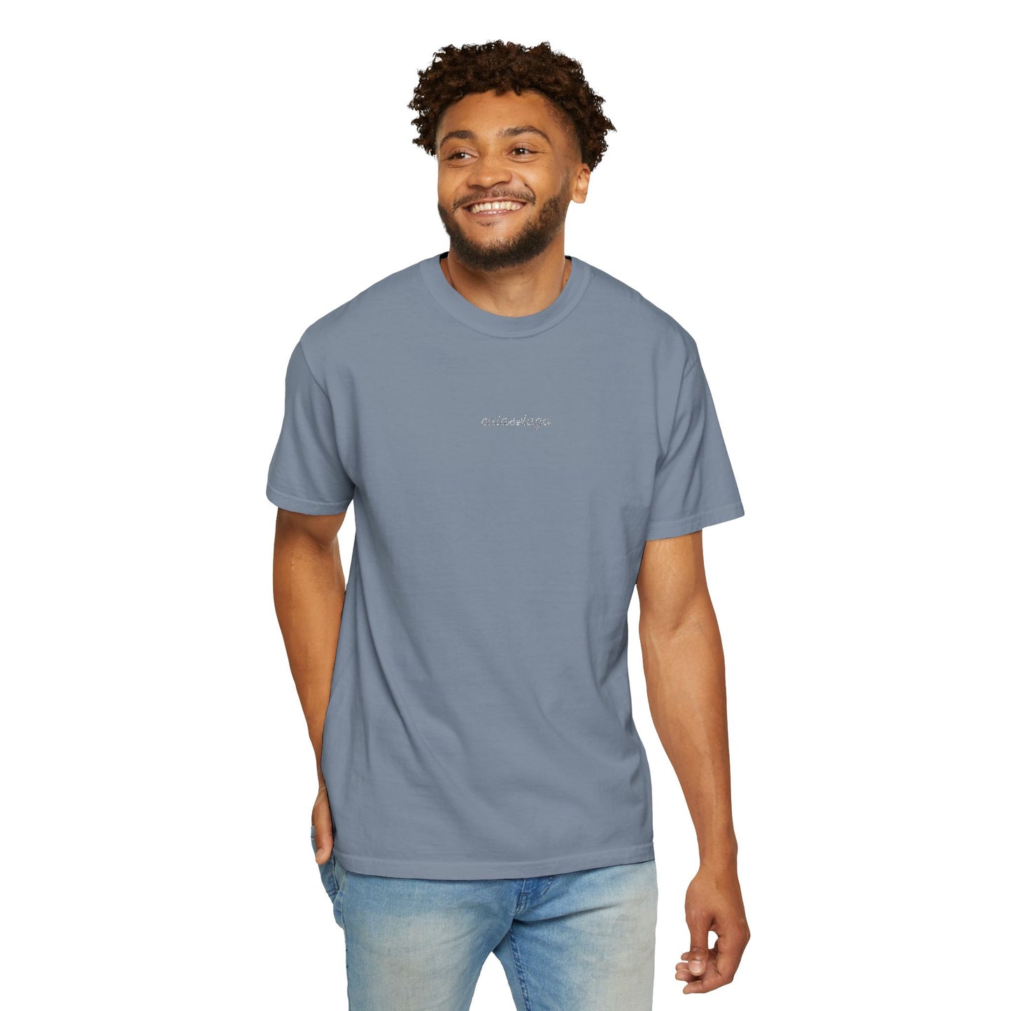 Cala Del Lago Essential Tee – White Stitch