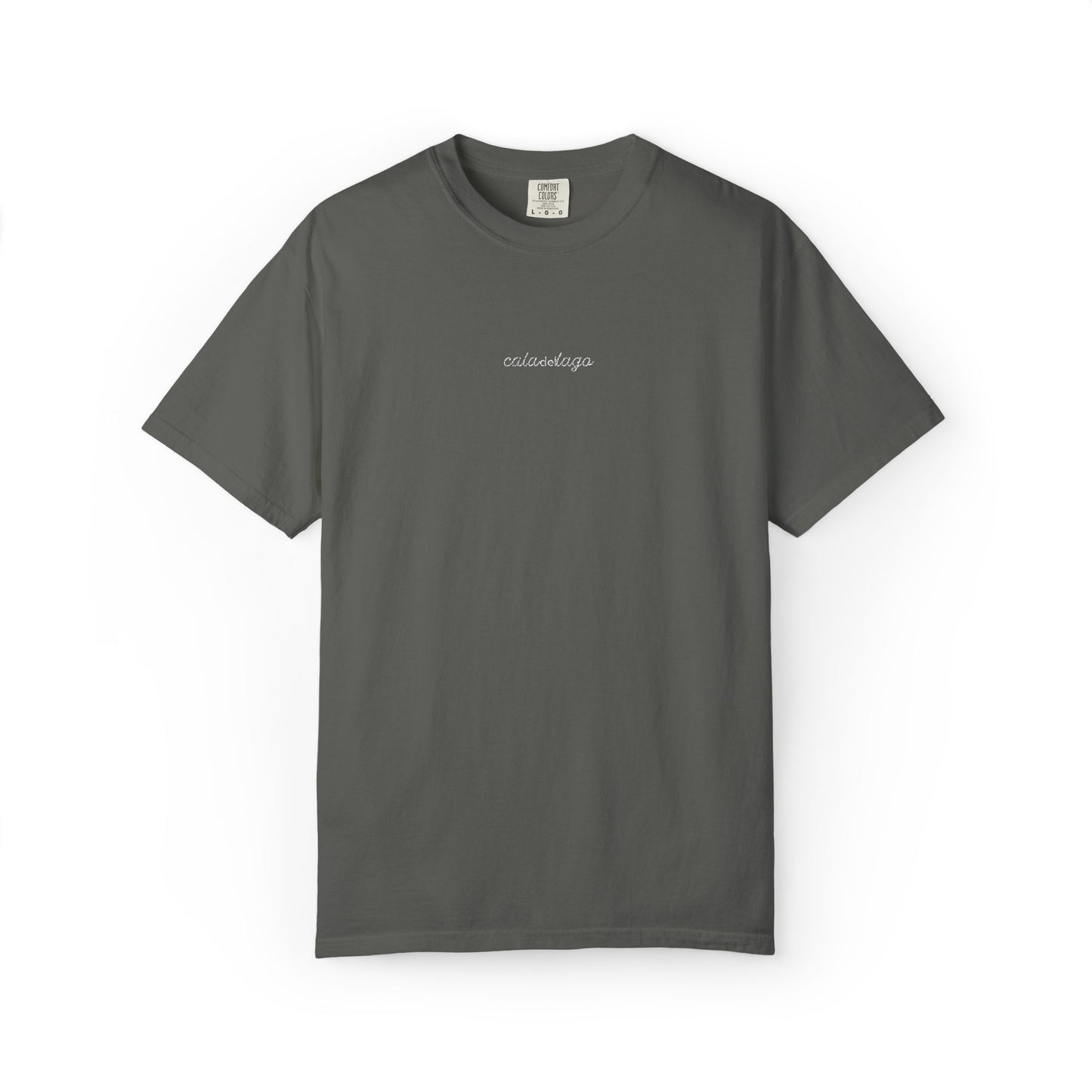 Cala Del Lago Essential Tee – White Stitch