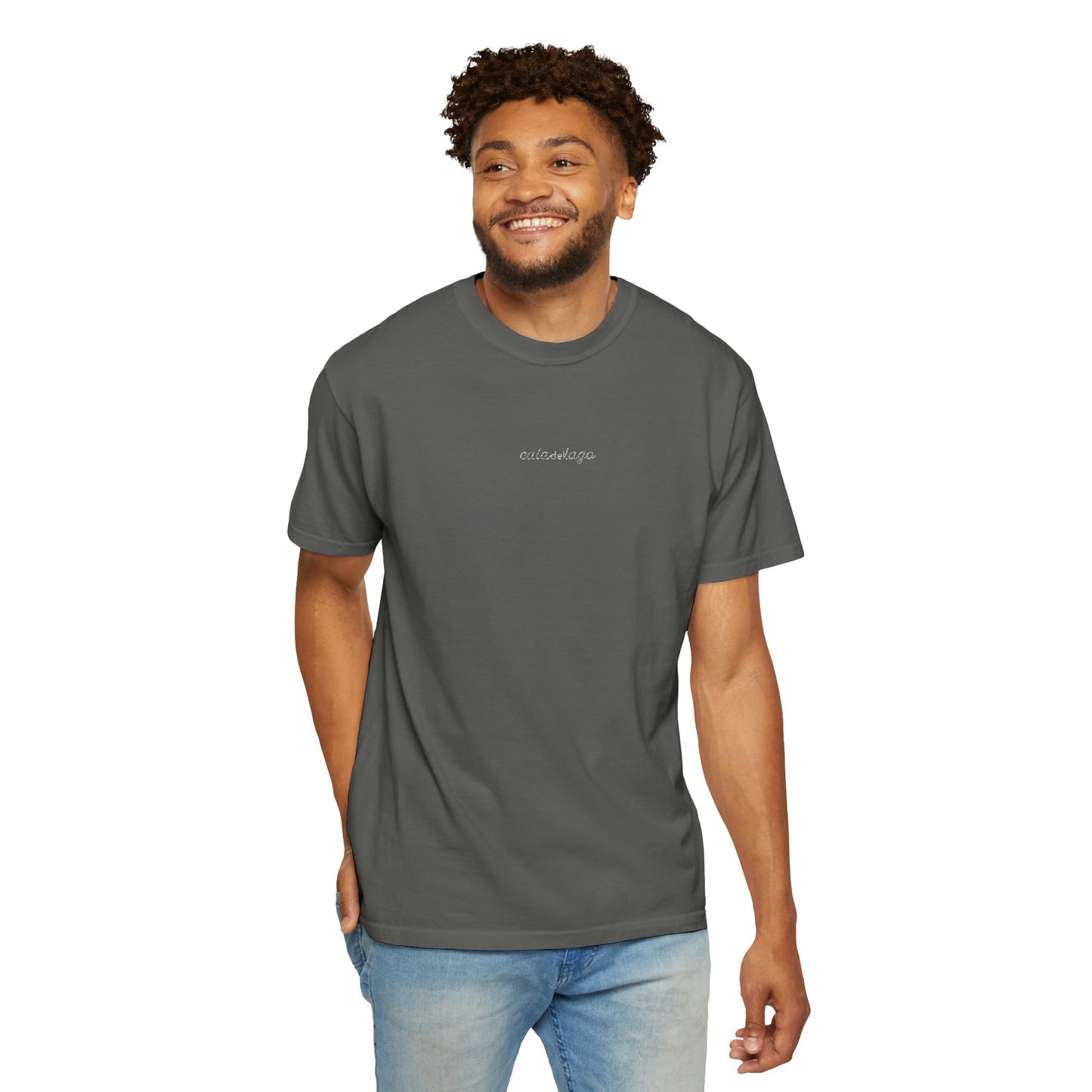 Cala Del Lago Essential Tee – White Stitch