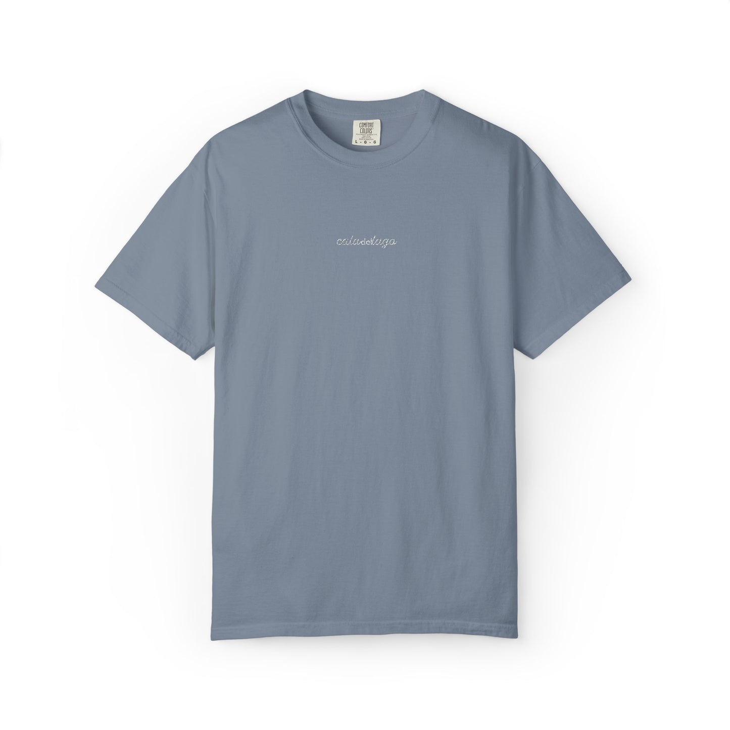 Cala Del Lago Essential Tee – White Stitch
