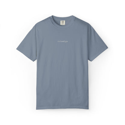Cala Del Lago Essential Tee – White Stitch