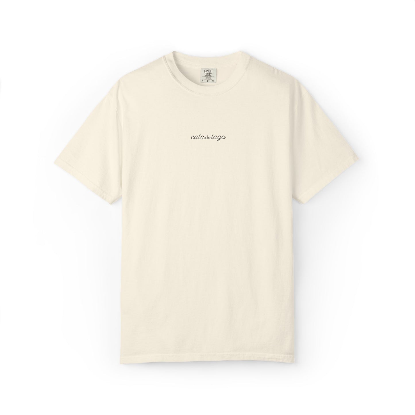 Cala Del Lago Essential Tee – Black Stitch