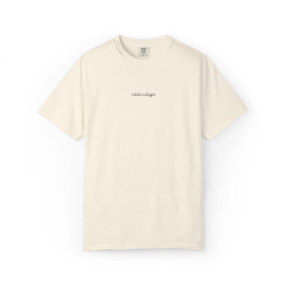 Cala Del Lago Essential Tee – Black Stitch